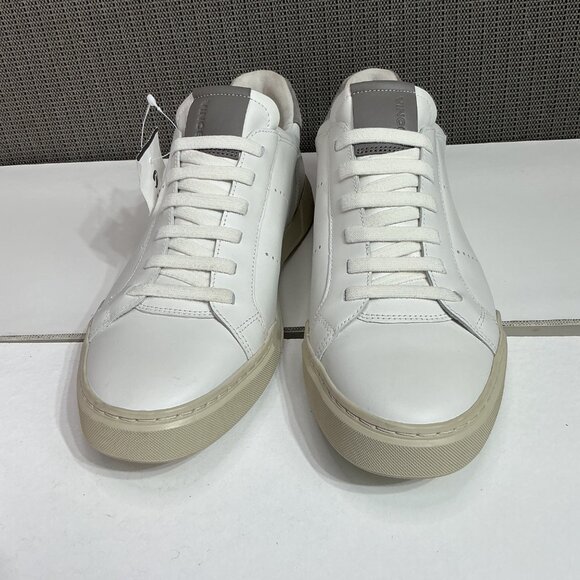 Vince Mens White Leather Sneakers Size 11 - Picture 2 of 5